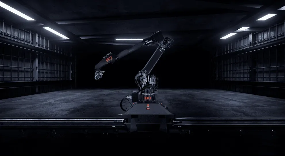 Bolt X robotic camera system on track
